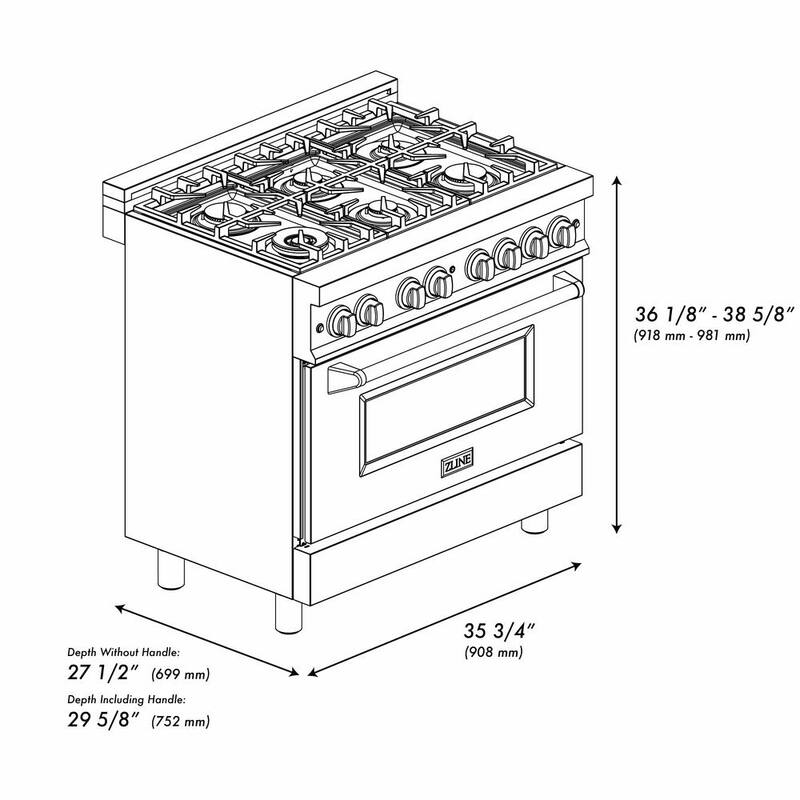 6 Burner Dual Fuel Range Stainless Steel E85879