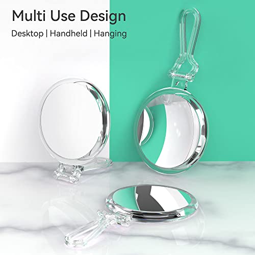 Double-Sided 1X/30X Magnifying Hand Mirror F8215