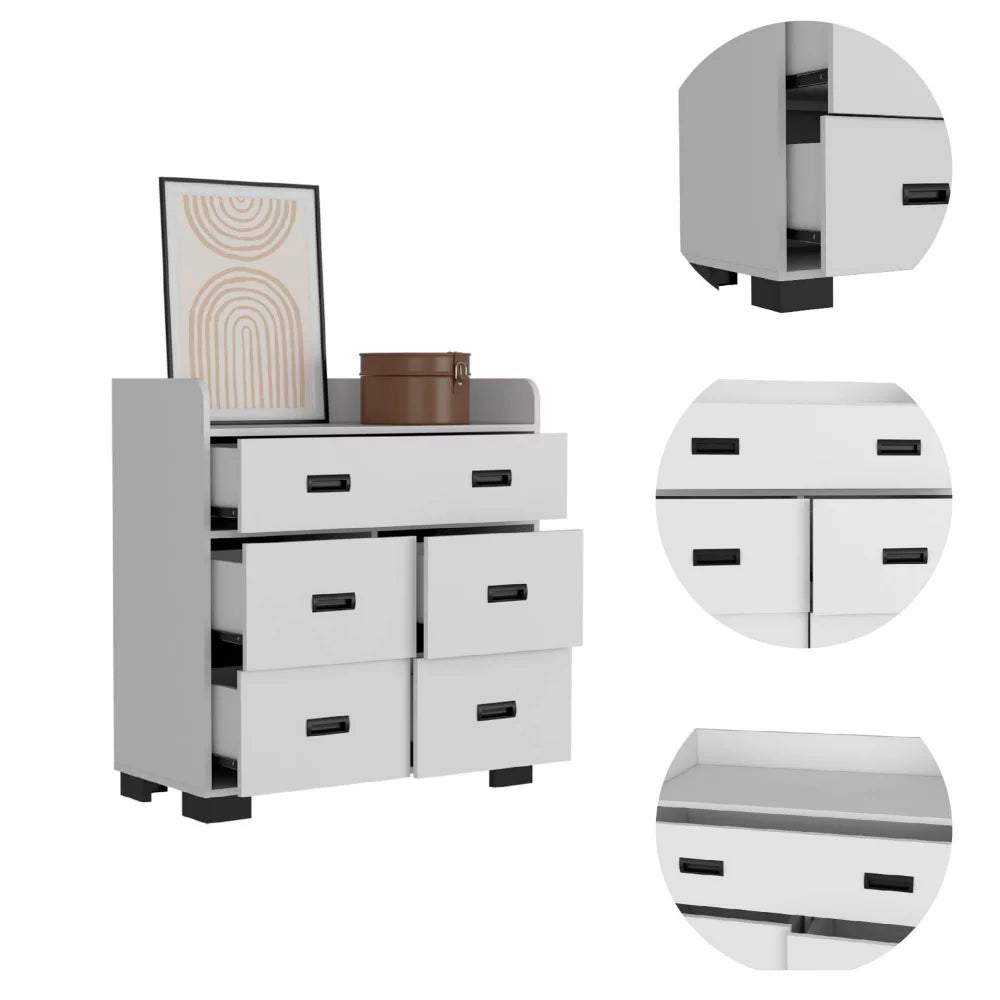 White Dresser B49400