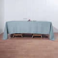 6 Pcs 72x120-Inch Dusty Blue Rectangle Polyester Tablecloths S6624