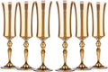 6 Oz Lead-Free Crystal Champagne Flutes Set of 6 W19099
