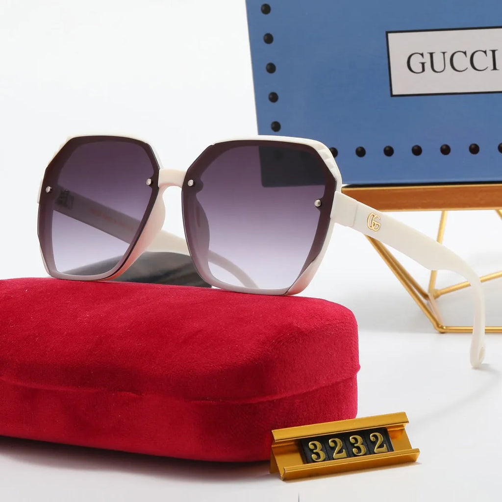 Fashion Double G Irregular Frame Polarized Sunglasses A77541