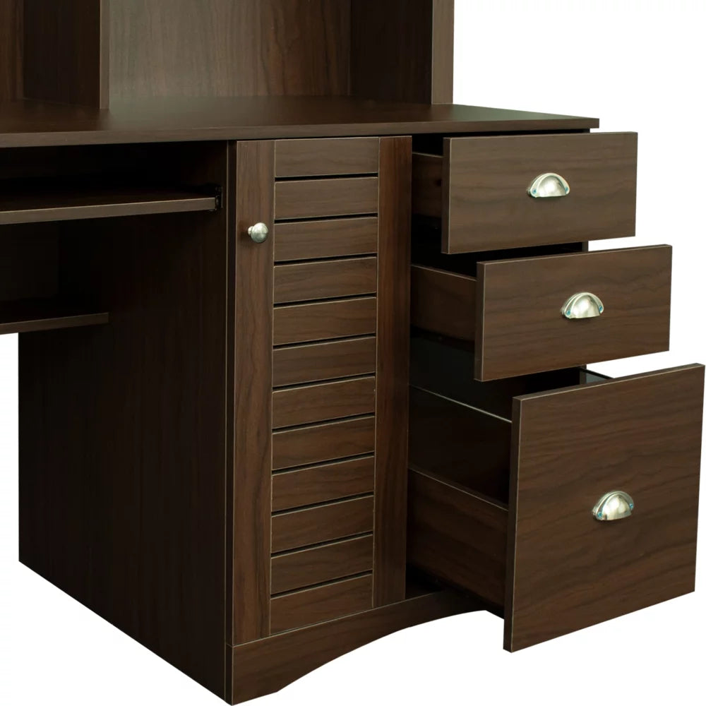Computer Desk with Hutch L175599