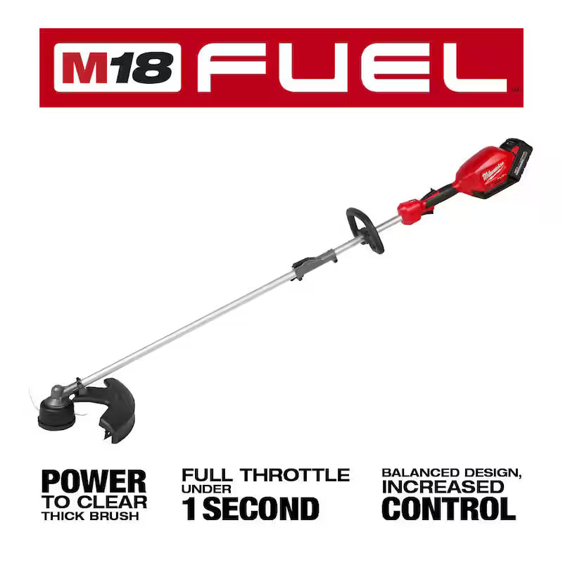 18V Lithium-Ion Brushless Cordless String Trimmer Kit with Three 8.0 Ah Batteries M9004