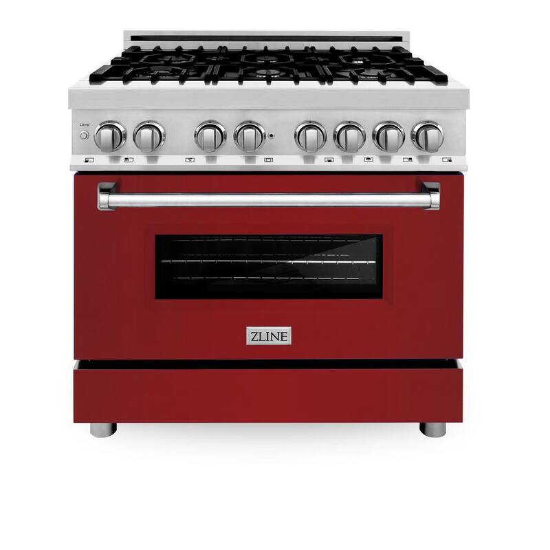 6 Burner Dual Fuel Range Stainless Steel E85879