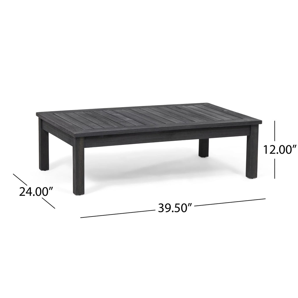 4 Seater Acacia Wood Chat Set with Cushions A207