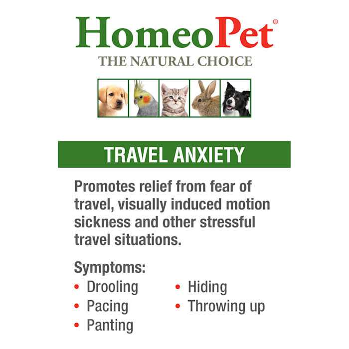 Travel Anxiety Pet Supplies W2982