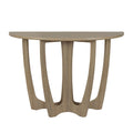 Wood Console Table with Carved Leg in Natural S505365