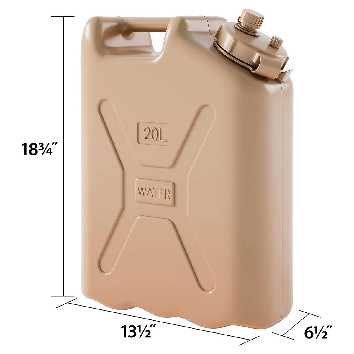5 Gallon Portable Water Storage Container (2 Pack) S1283
