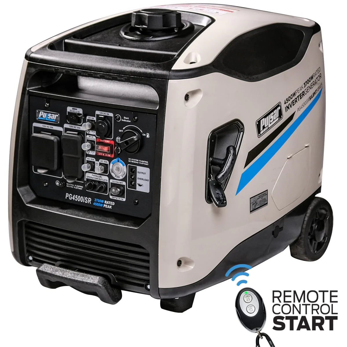 4500W Inverter Gas Powered Generator with Remote Start U8974