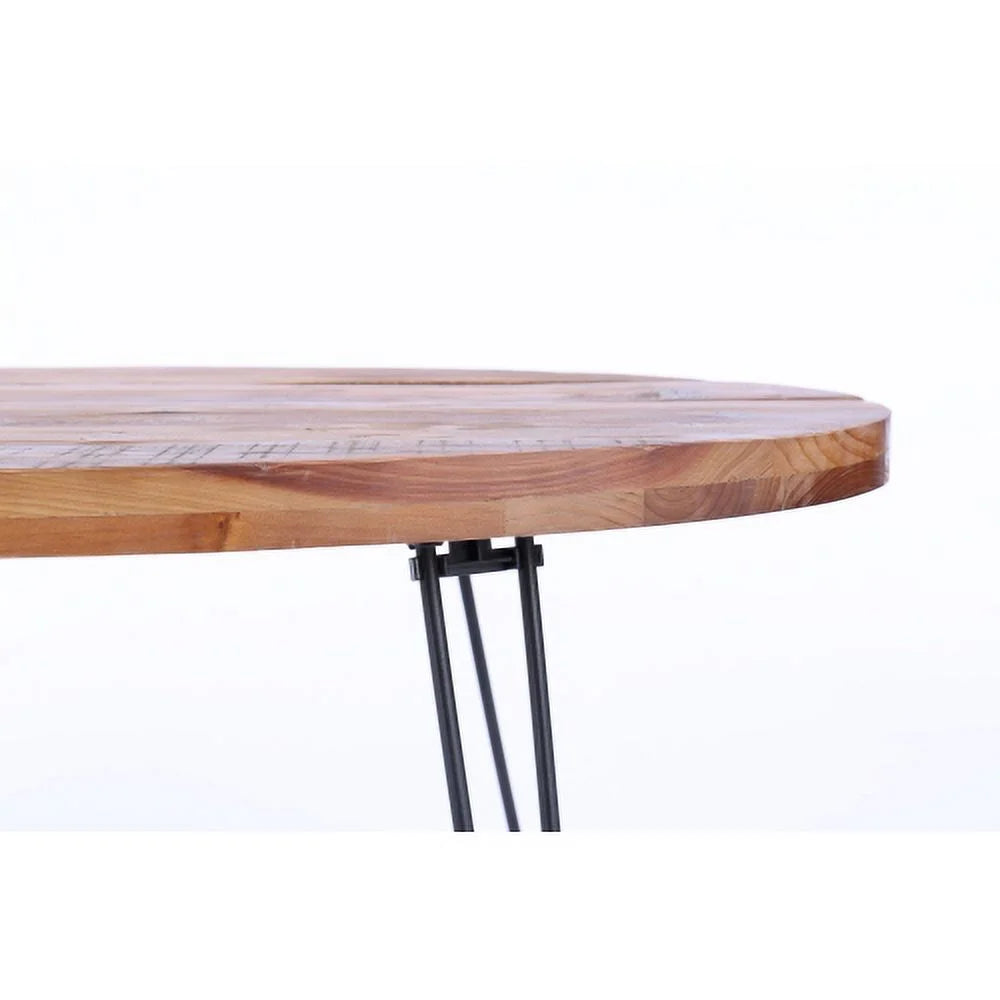 Reclaimed Wood Foldable Cocktail Table N709938