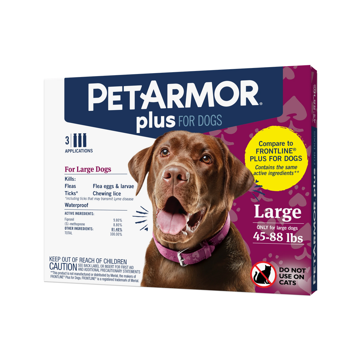 Flea & Tick Prevention for Large Dogs 3 Month Supply Z63256