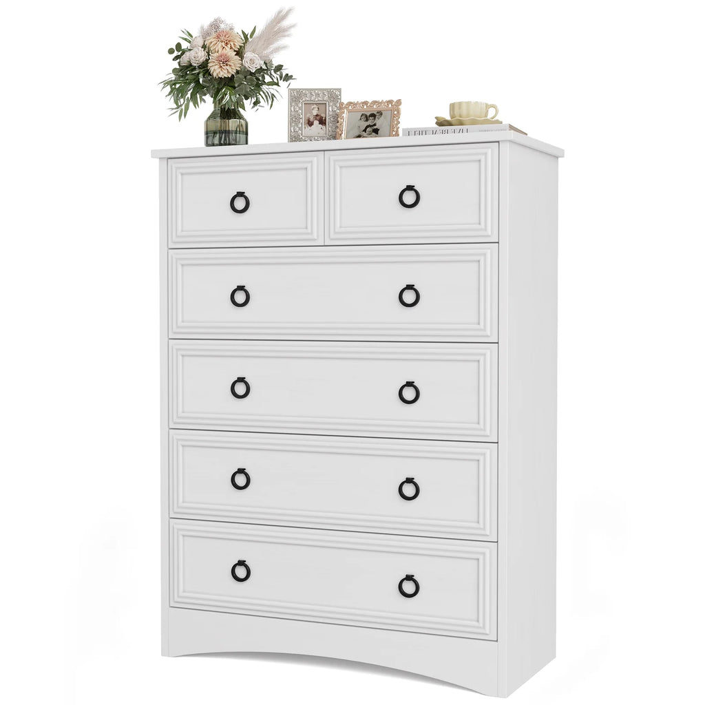 6 Drawer Wood Dresser Y887
