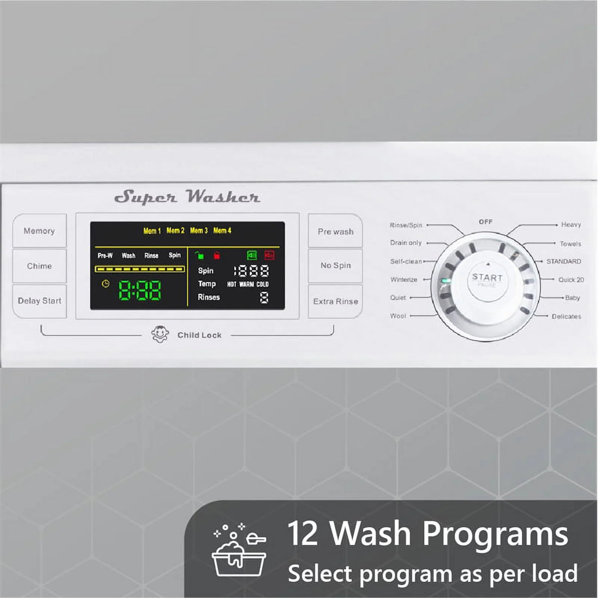 Compact Front Load Washer & Dryer O9755