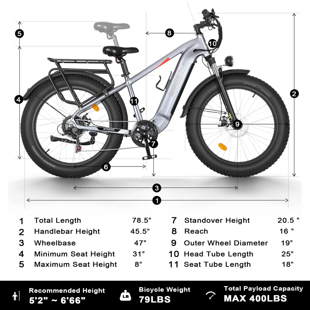 Electric Bike 26 Fat Tire 750W 48V W2235