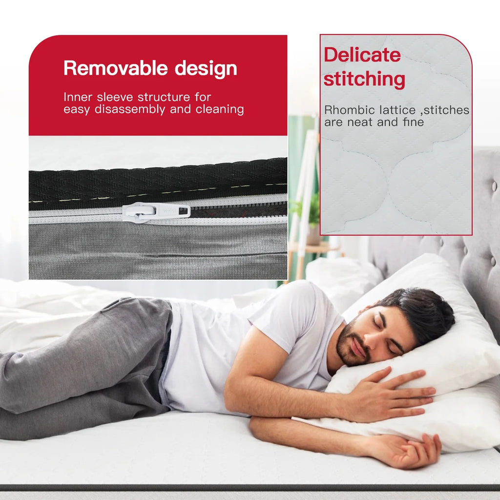 8 Inch Medium Firm Spring Full Size Mattress W303173