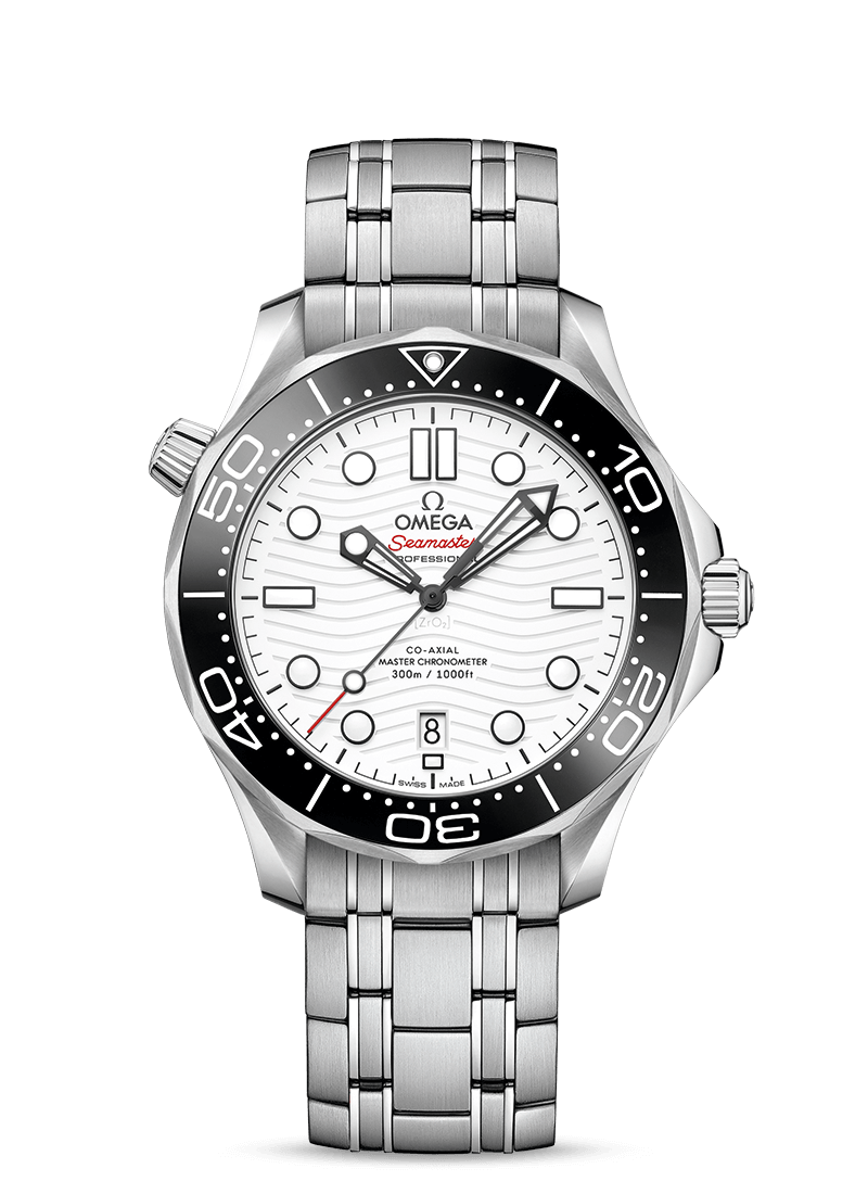 Black White 42mm Diver Watch J518