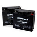 12 Volt 18 Ah SLA Battery 2 Pack U6578