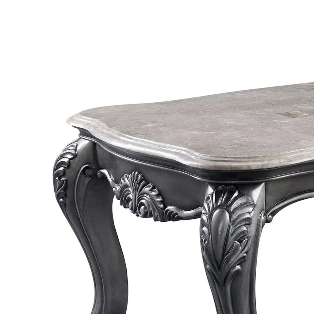 Gray Marble Top Coffee Table A81950