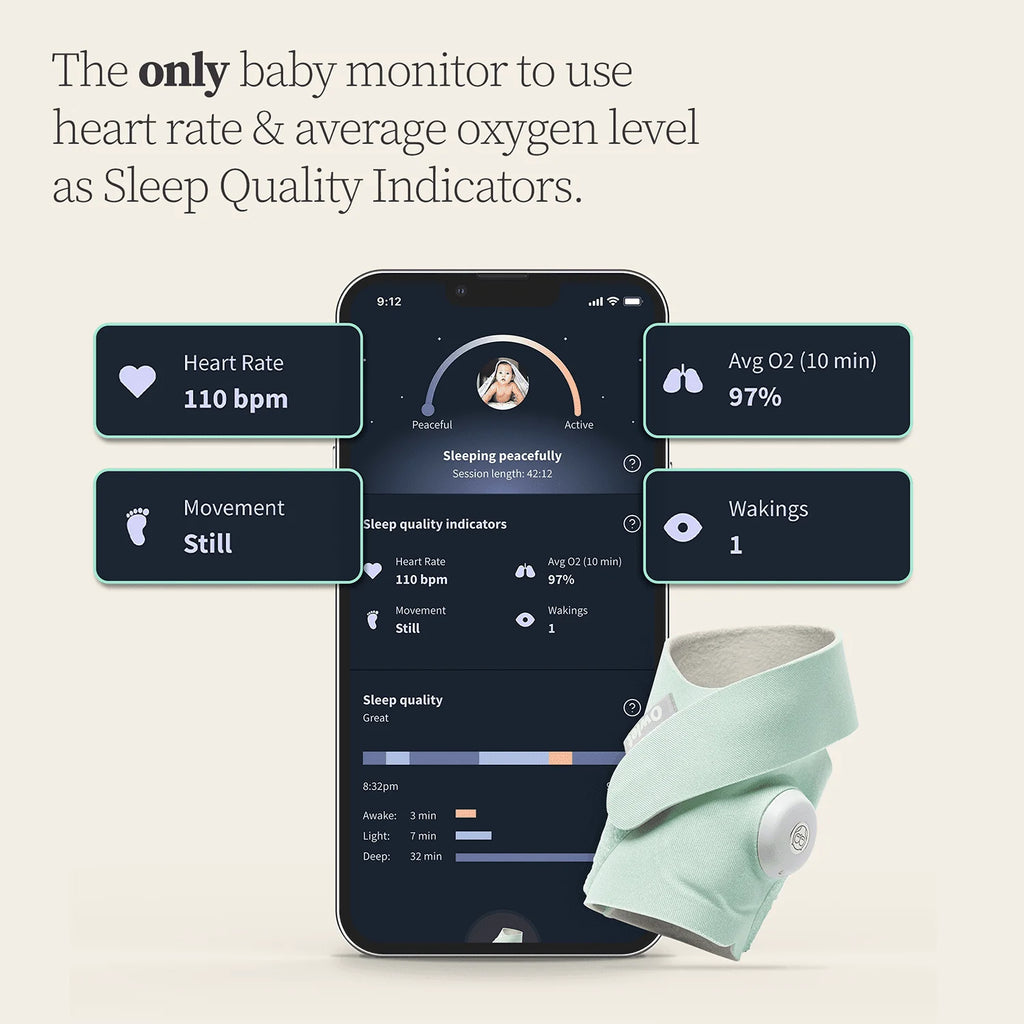 Smart Baby Monitor with Live Health Readings & Notifications E97754