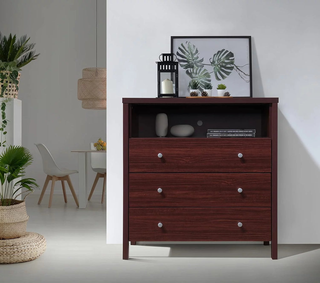 Mahogany Shelf Dresser K980009