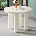 Cream White Hexagonal Dining Table I9525