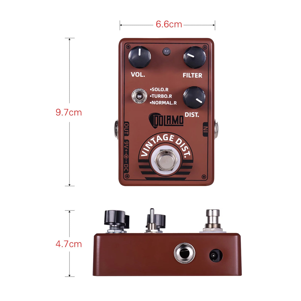 Vintage Distortion Guitar Effect Pedal V55348