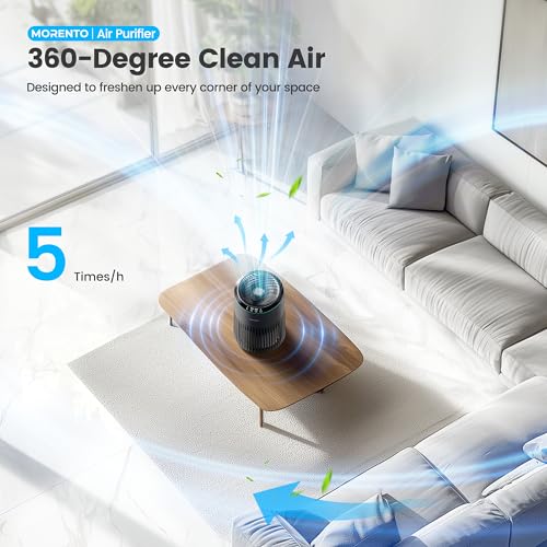White Air Purifier with Fragrance Sponge and Sleep Mode P849249