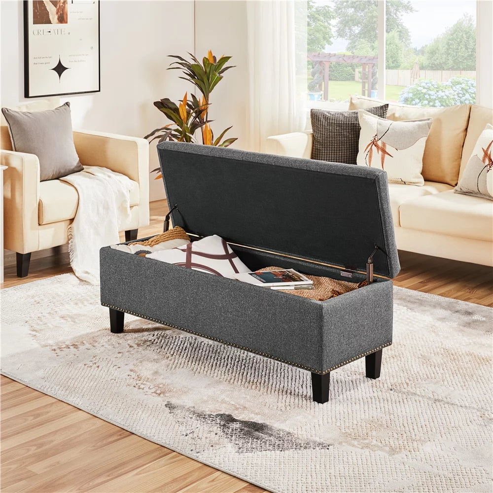 Modern Tufted Storage Bench D48103