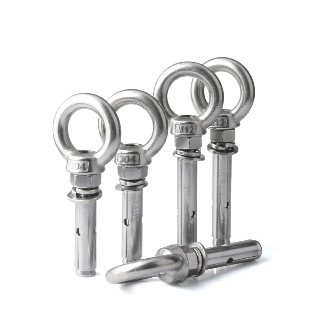 304 Stainless Steel Lifting Eye Bolt M12x100mm Q92423