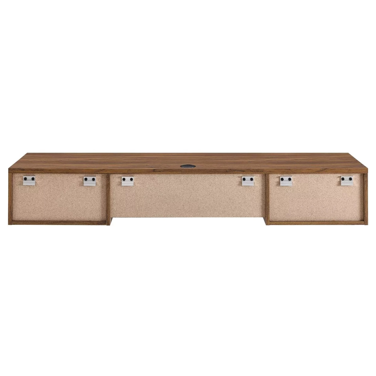 Wall Mount Wood Office Desk in Walnut Q773