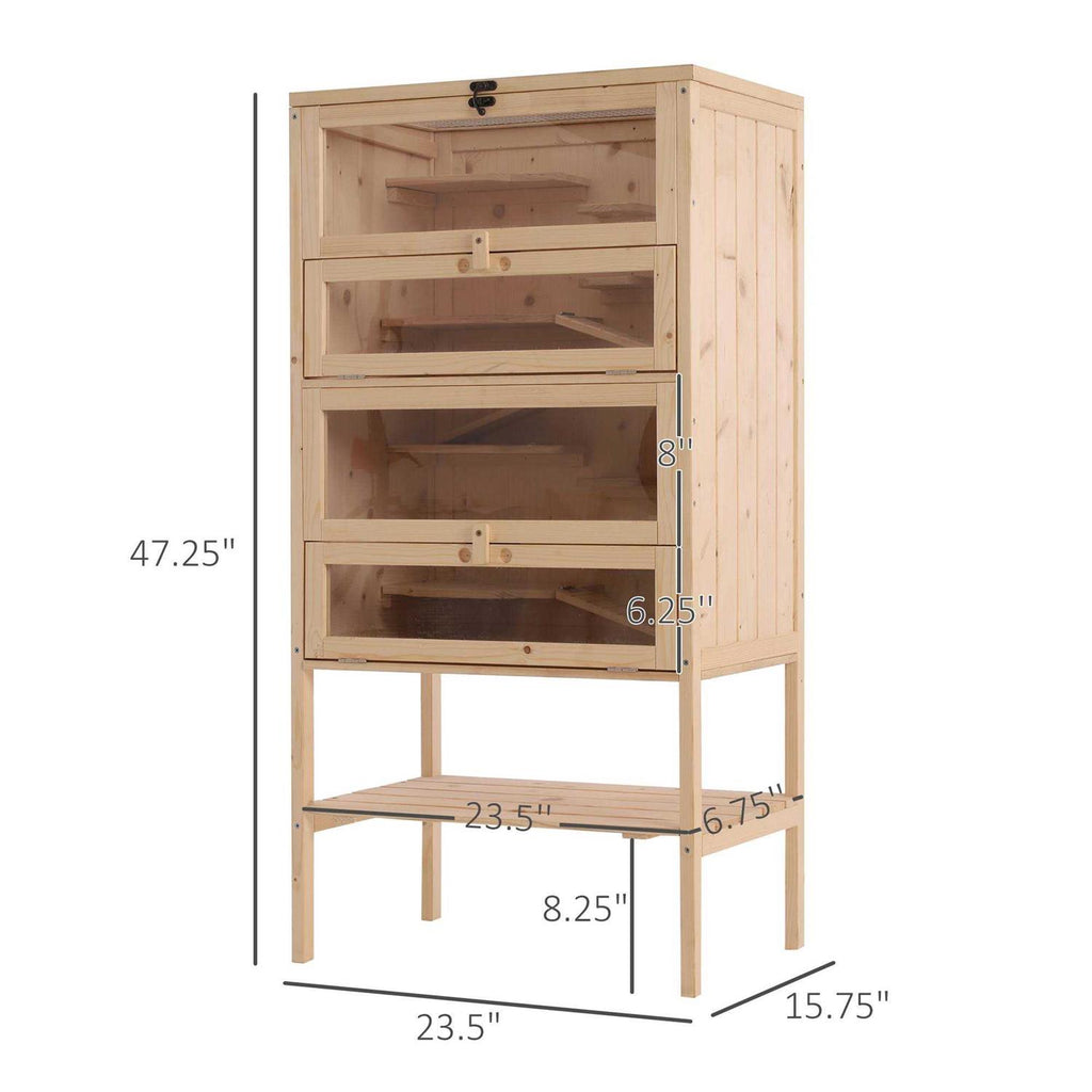 Wooden Hamster Cage B744066