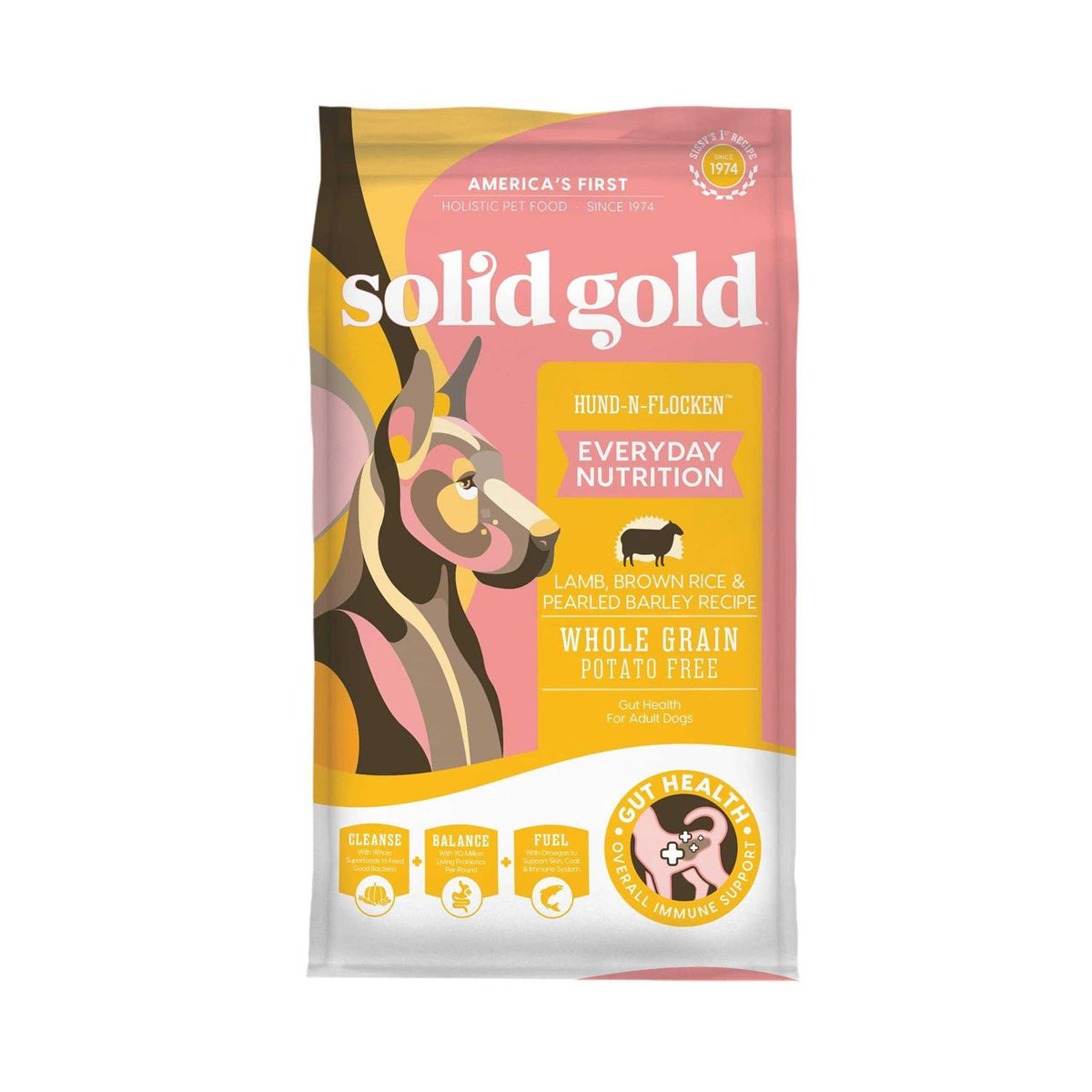 Solid Gold Hund-Flocken Dry Dog Food Lamb M9953
