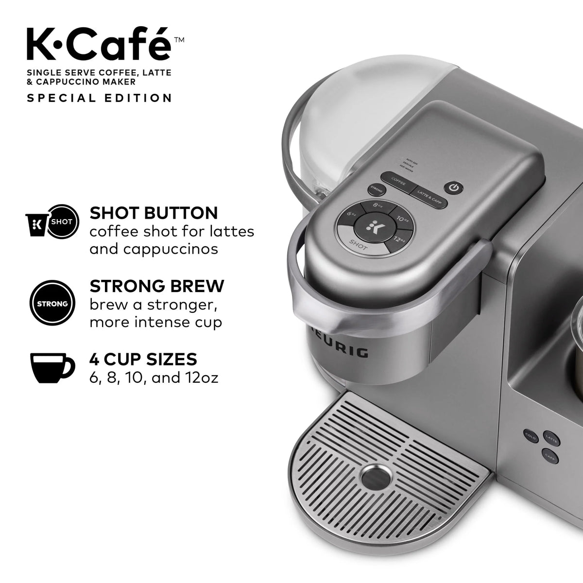 Single Serve Coffee Latte and Cappuccino Maker C550565