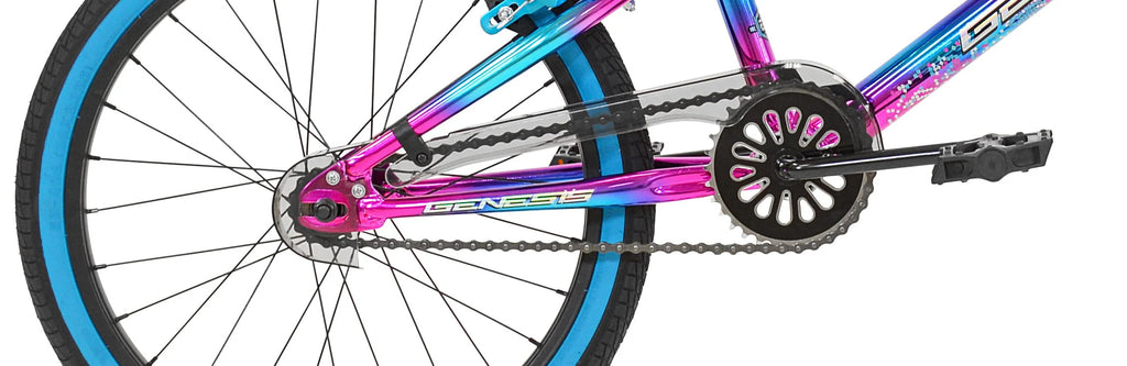 Blue/Purple Girls Child Bike J392