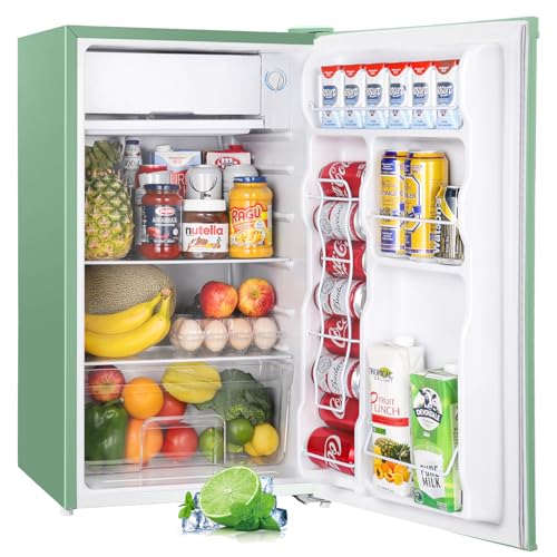 3.2 Cu.Ft Black Mini Fridge with Freezer S521