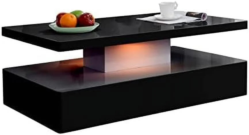 Modern LED Coffee Table with 12 Colors Lights H9629