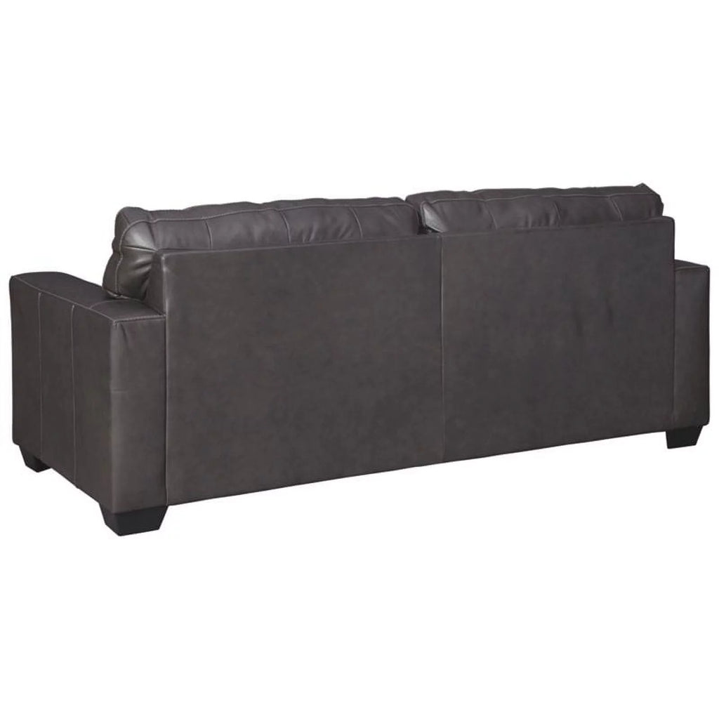 Gray Leather Sofa O588372