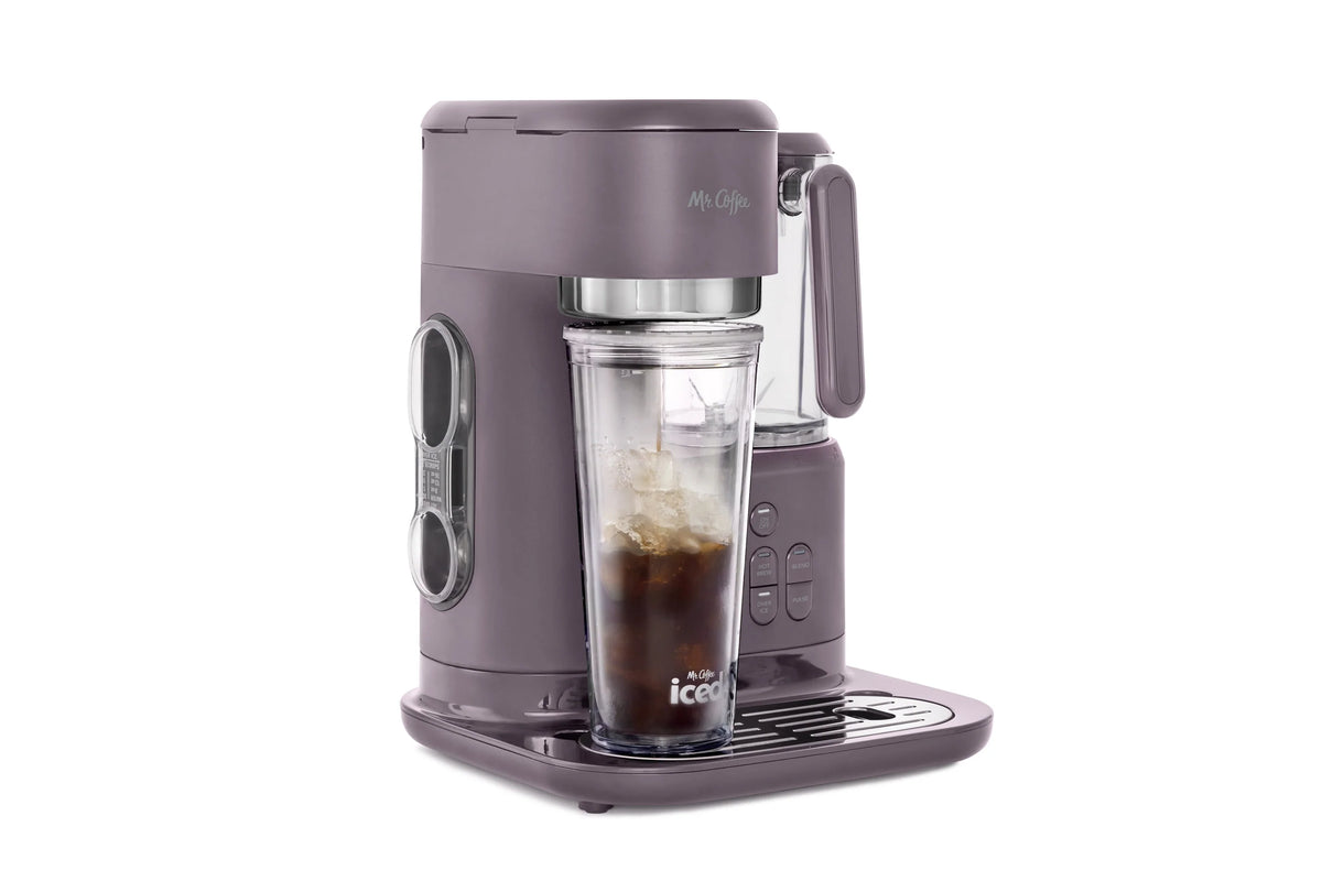 Single Serve Iced and Hot Coffee Maker and Blender V87588