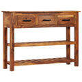 Solid Acacia Wood Sideboard with 3 Drawers K920