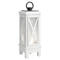 19" Tall Portable Outdoor Lantern Style Lamp - White T667778