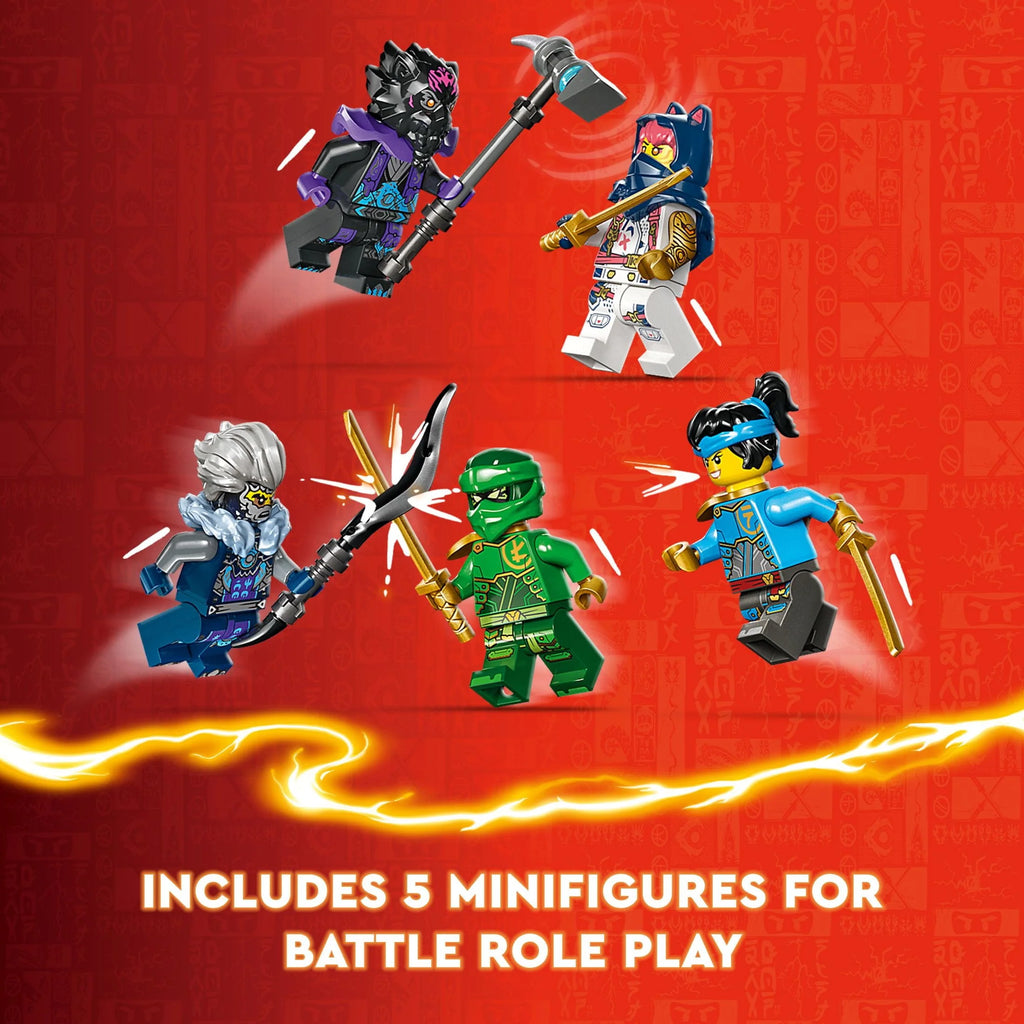 Ninja Action Figure Battle Set with 5 Minifigures X96784