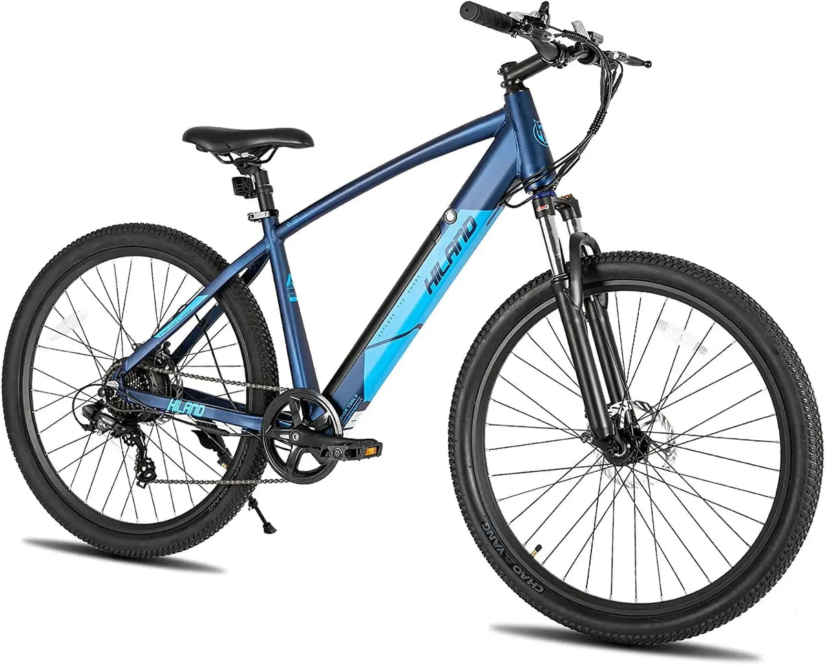 Blue 350W 36V 7-Speed Electric Bike Y83407